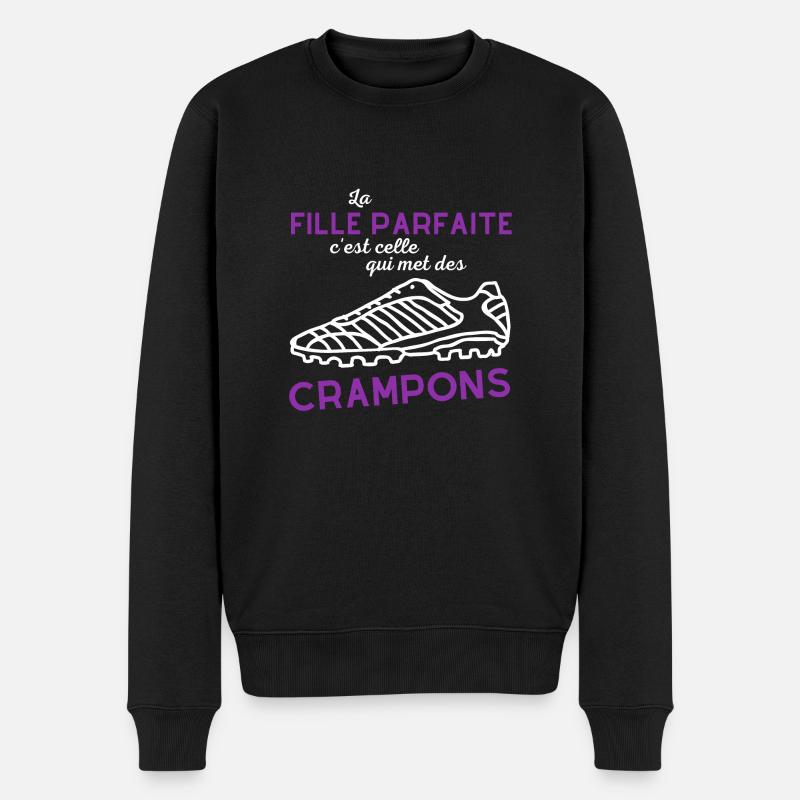 Fille parfaite crampons - Pull Premium bio Homme - noir