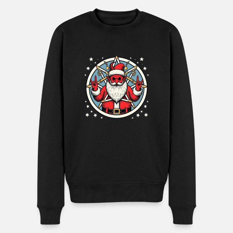 Satansklauen - Männer Premium Bio Pullover - Schwarz
