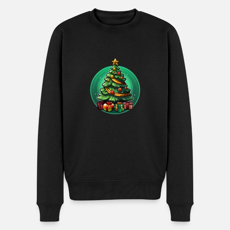 Sapin sapin de Noël - Pour Noël - Pull Premium bio Homme - noir
