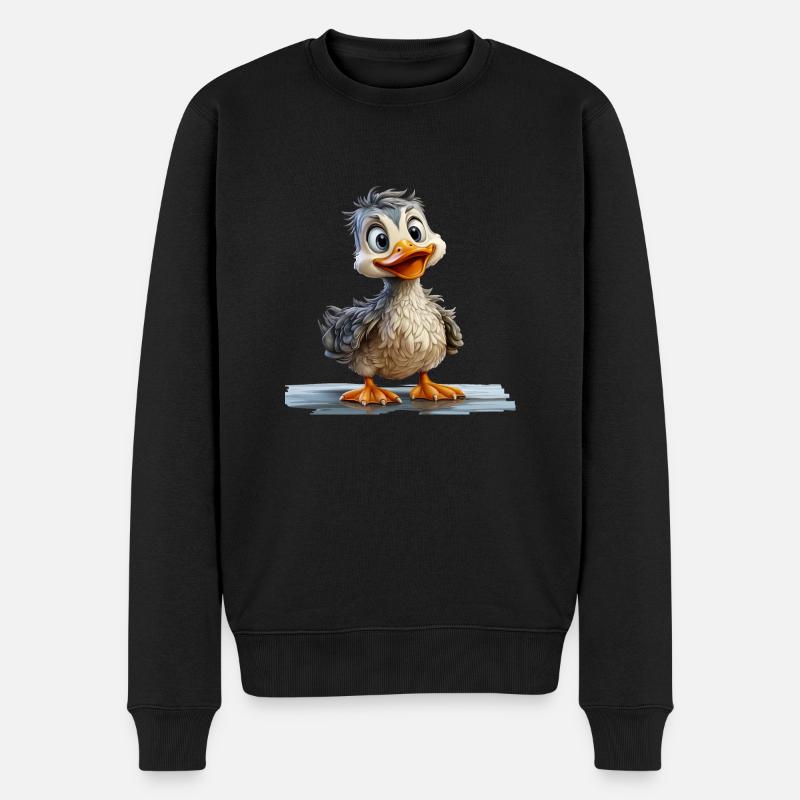 Drôle de caneton - Pull Premium bio Homme - noir