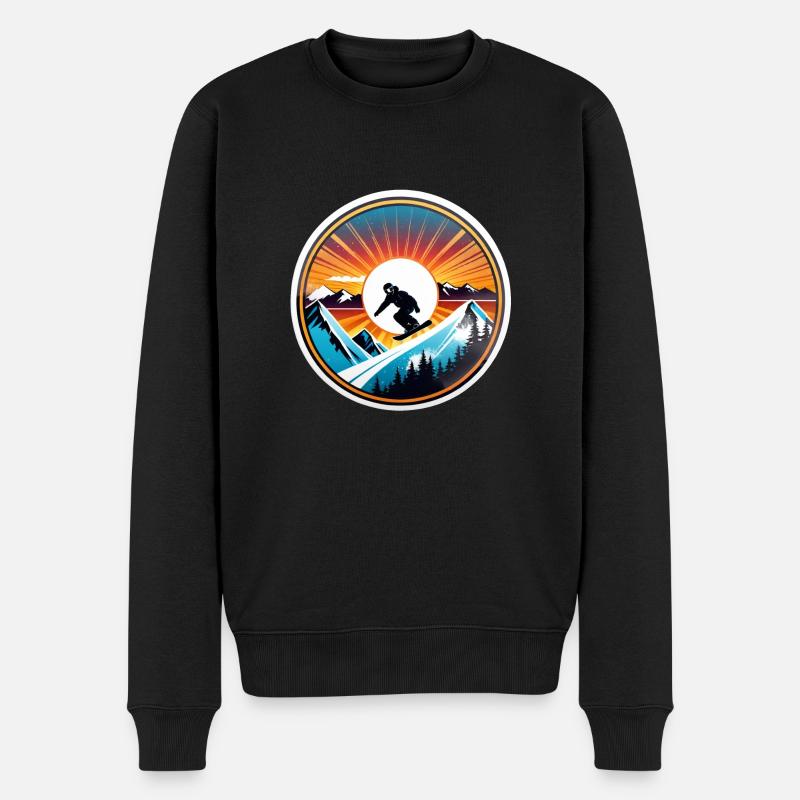 snowboard neige et ski - Pull Premium bio Homme - noir