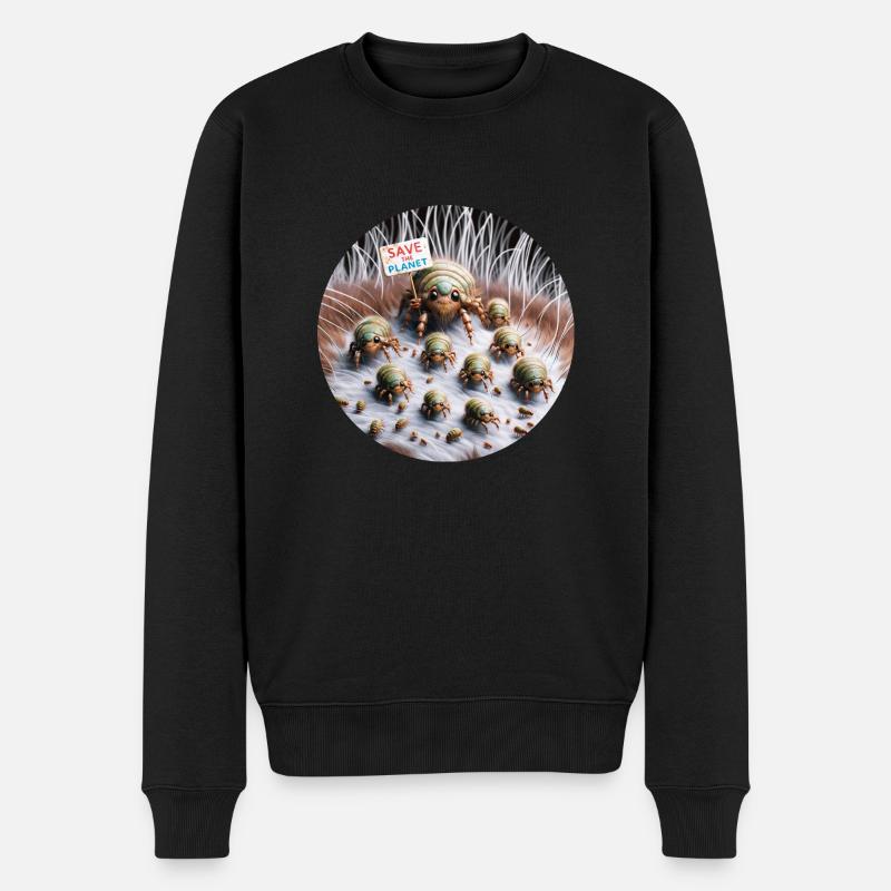Famille de puces - Pull Premium bio Homme - noir