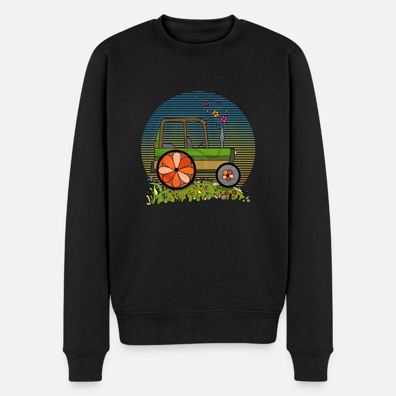 Tracteur - Pull Premium bio Homme - noir