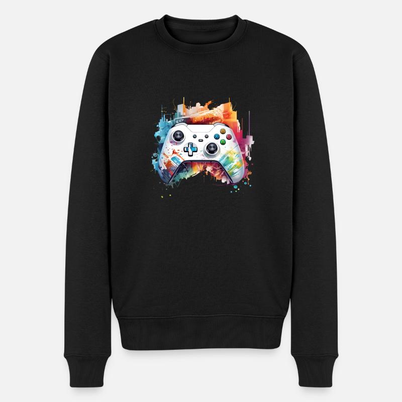 Master Controller - Einzigartiges Design! - Männer Premium Bio Pullover - Schwarz