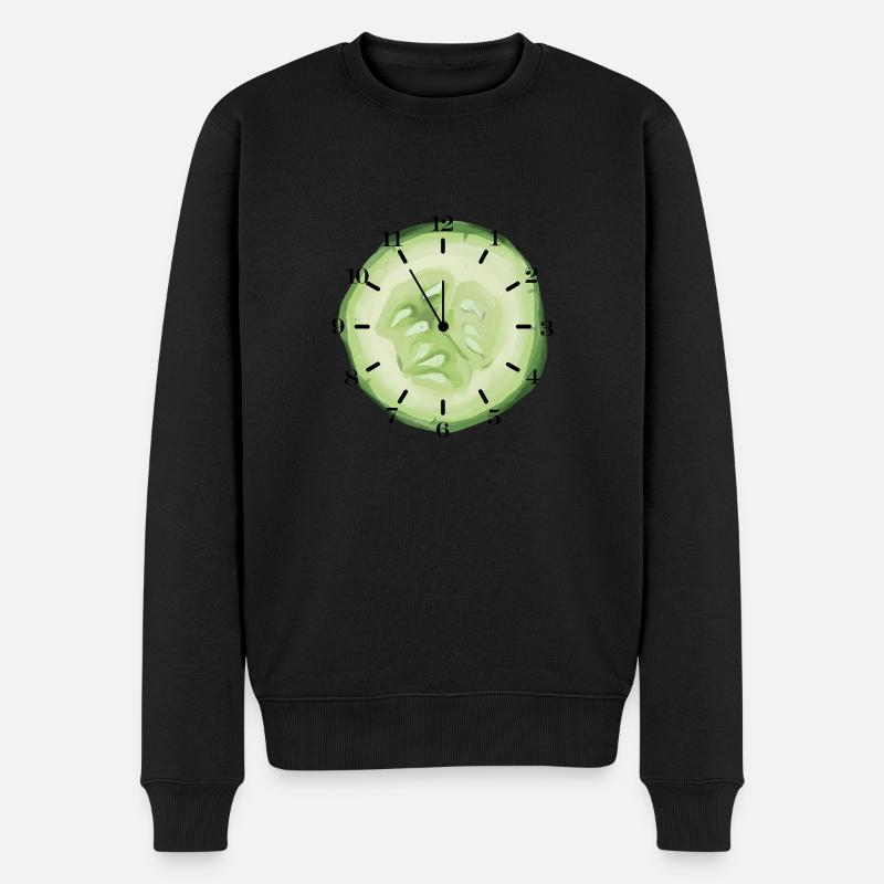 C’est l’heure de concombre - Pull Premium bio Homme - noir