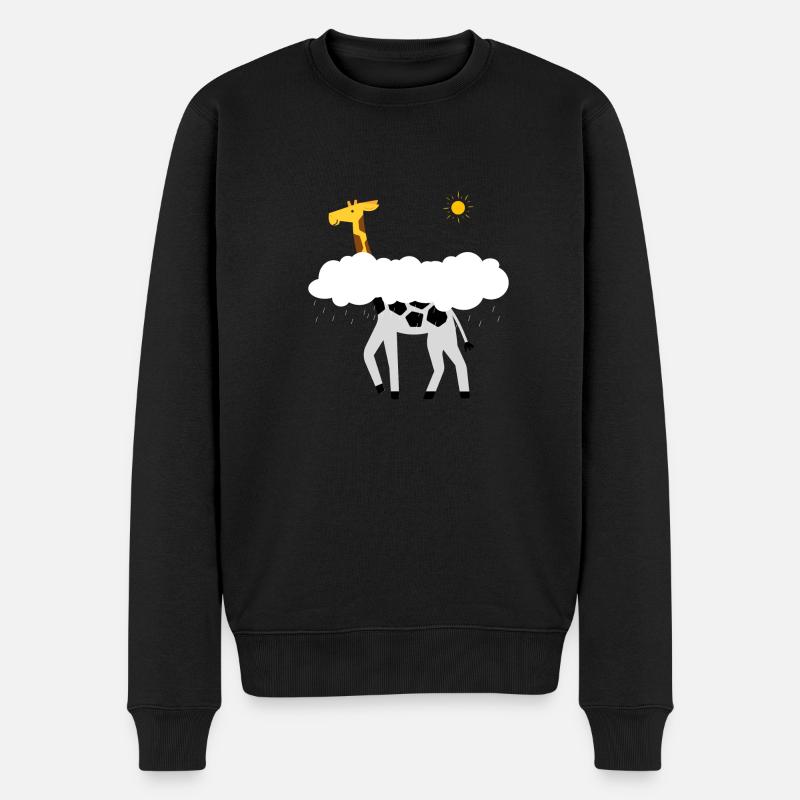Girafe humour - Pull Premium bio Homme - noir