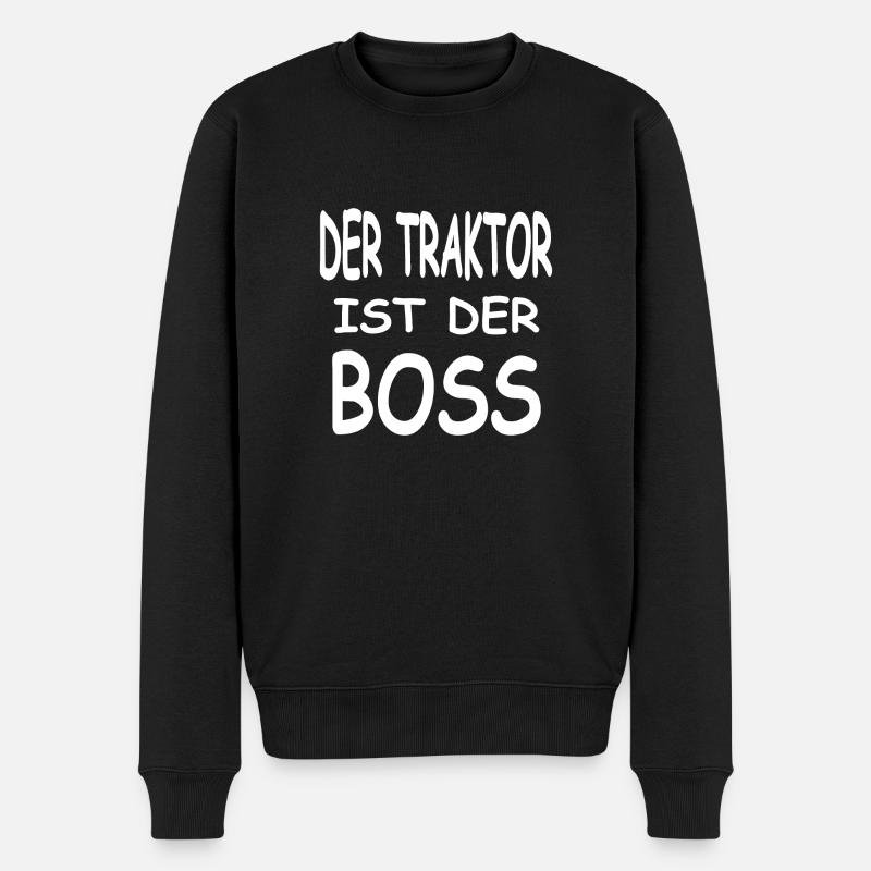 Tracteur - Pull Premium bio Homme - noir