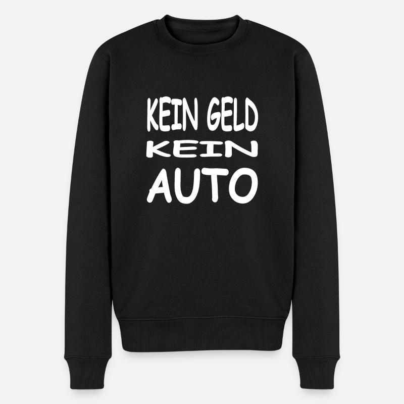 Auto - Männer Premium Bio Pullover - Schwarz