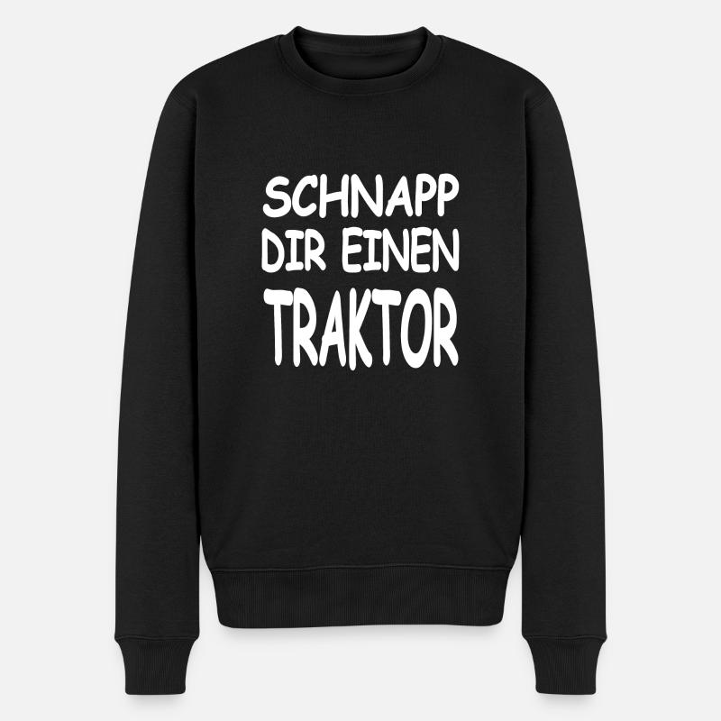 Tracteur - Pull Premium bio Homme - noir