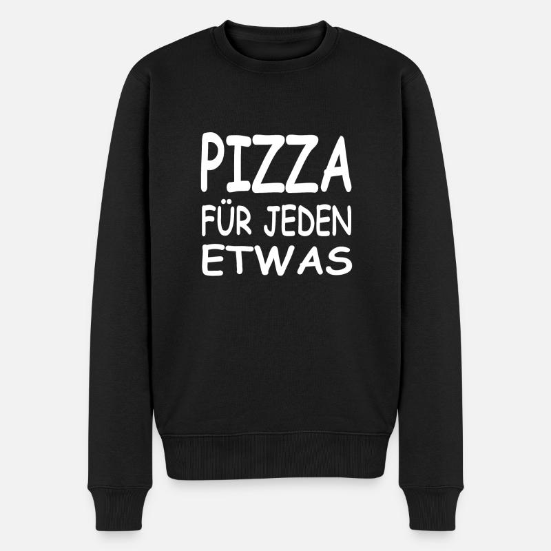 Pizza - Pull Premium bio Homme - noir