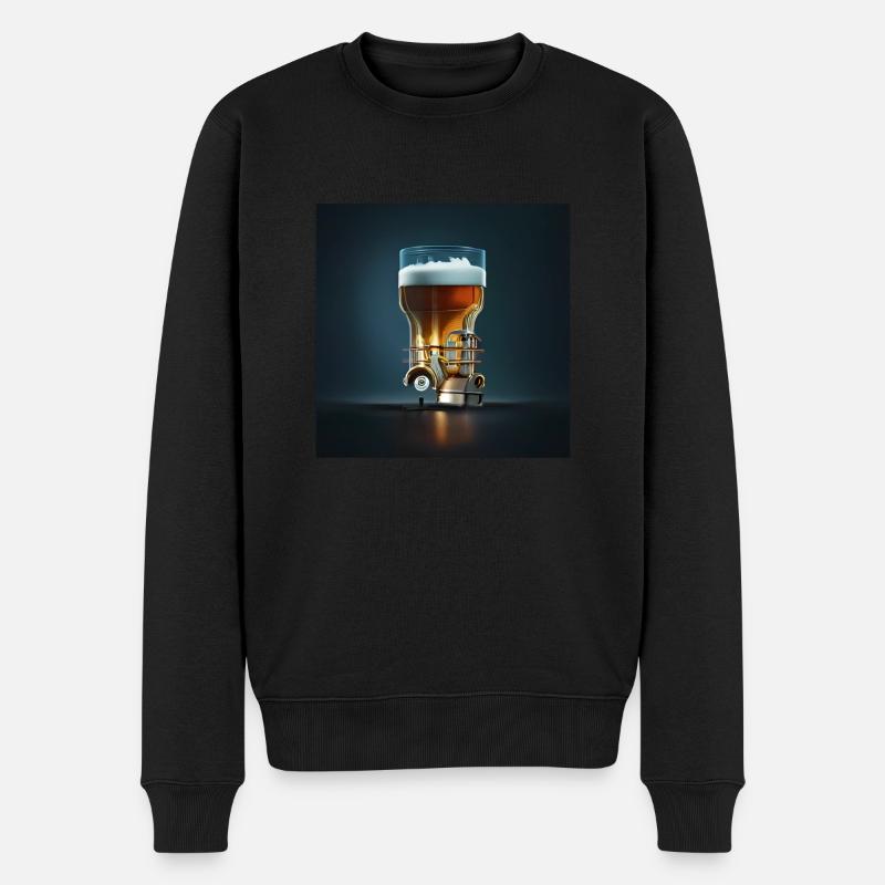 Beer engine - Pull Premium bio Homme - noir