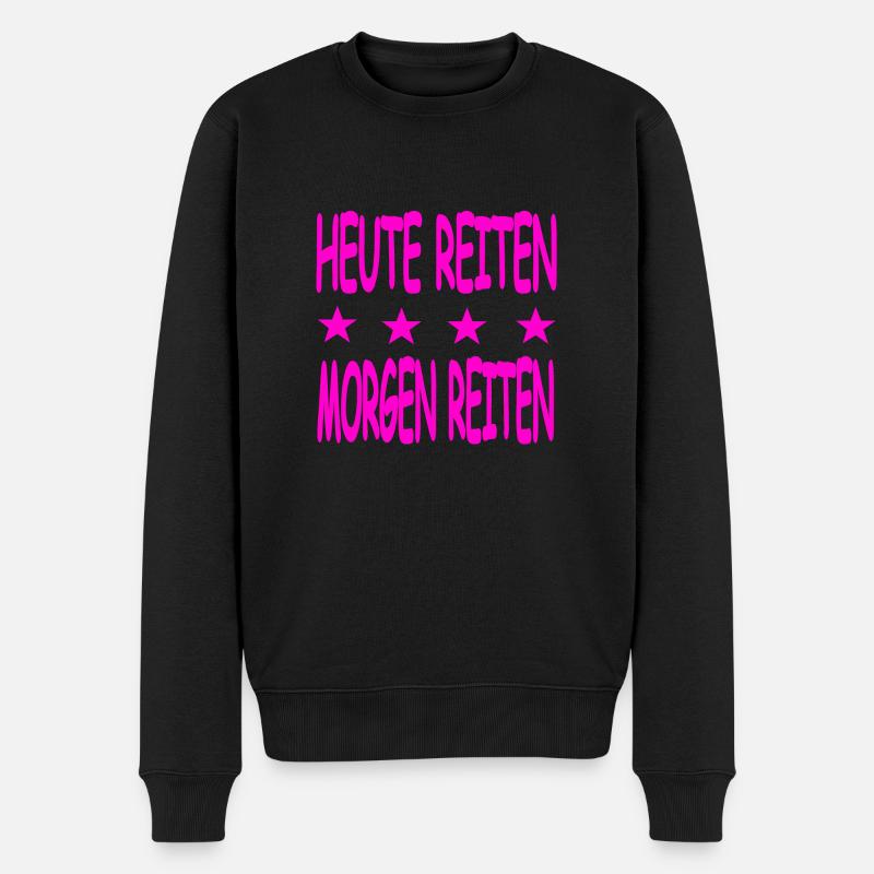 Chevaucher - Pull Premium bio Homme - noir