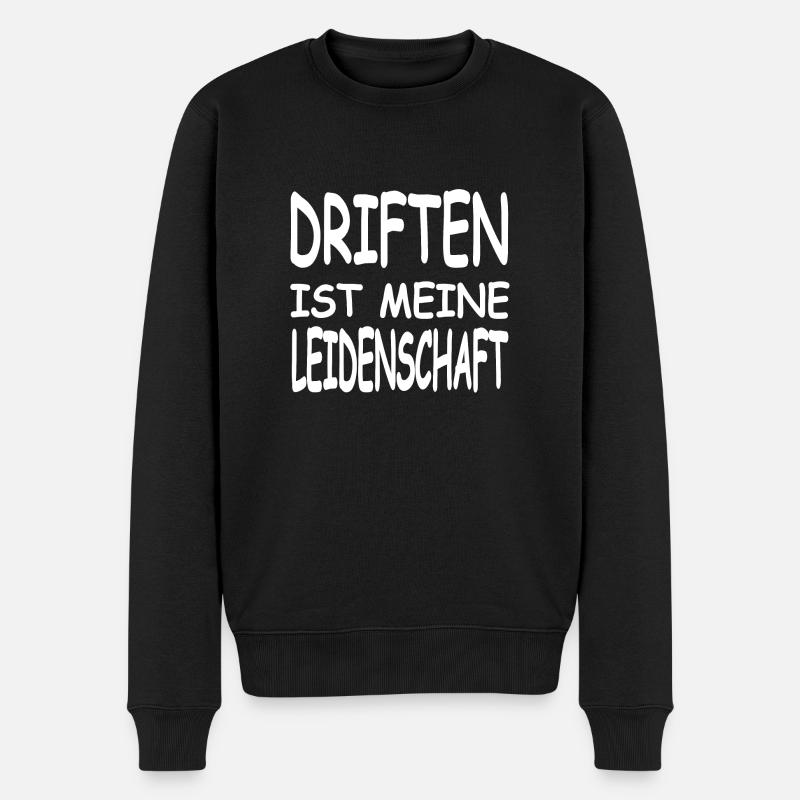 Driften - Männer Premium Bio Pullover - Schwarz