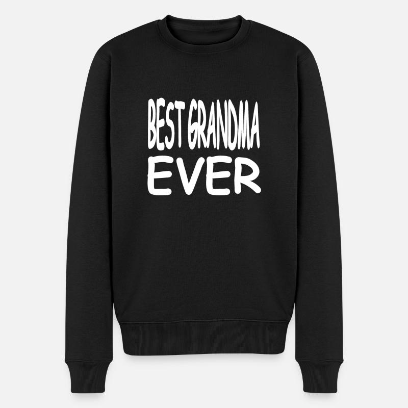 Grand-mère - Pull Premium bio Homme - noir