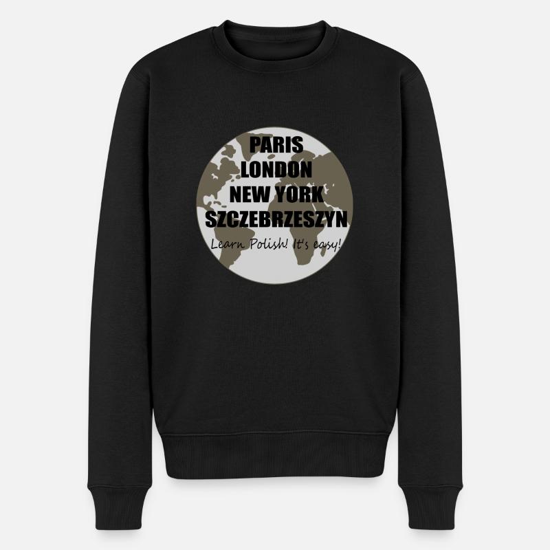Le polissage, c’est facile - Pull Premium bio Homme - noir