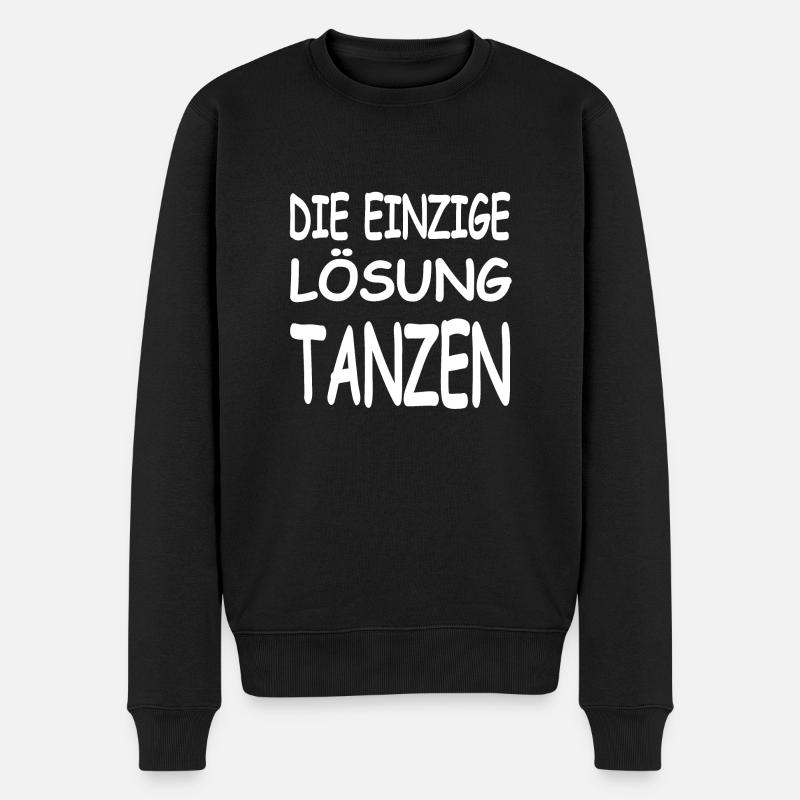 Tanzen - Männer Premium Bio Pullover - Schwarz