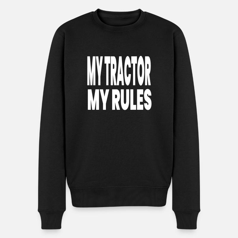 Tracteur - Pull Premium bio Homme - noir