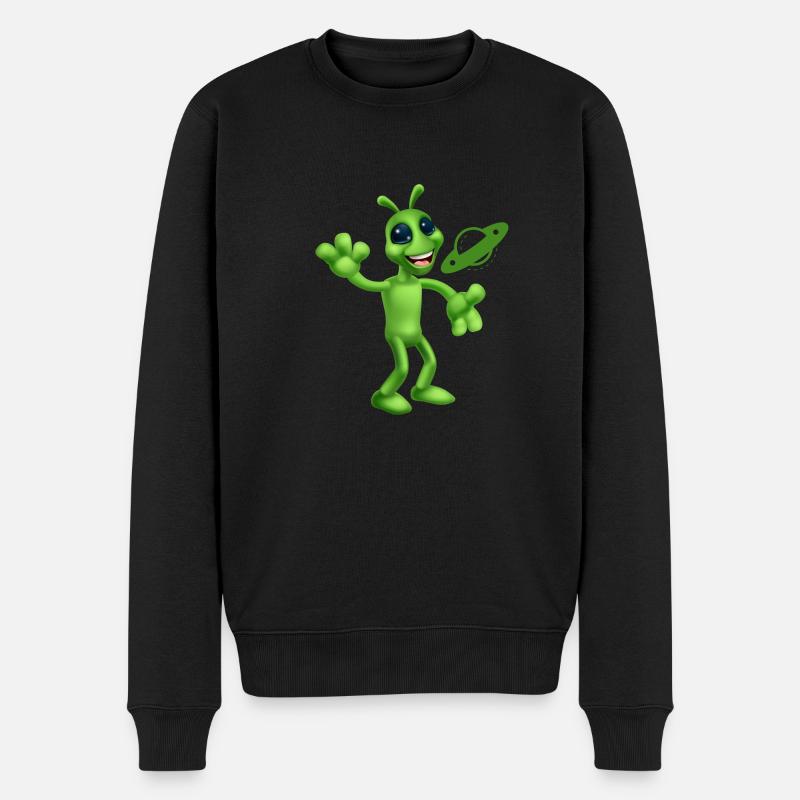 ET ESPIÈGLE - Pull Premium bio Homme - noir