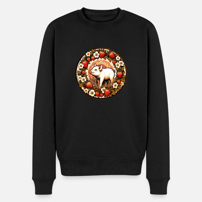 Porcelet - Pull Premium bio Homme - noir