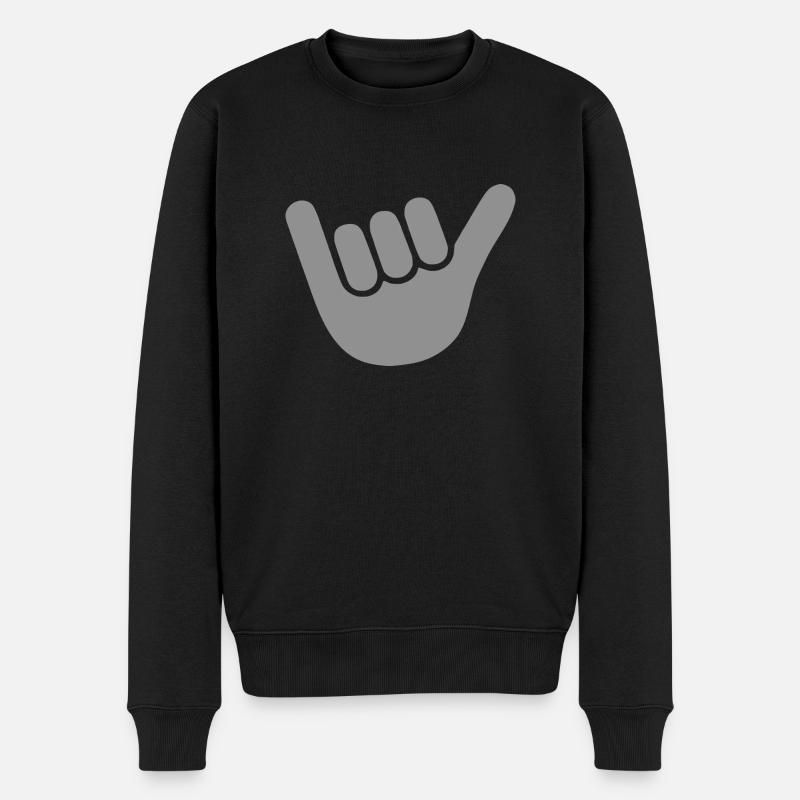 Alles Easy - Männer Premium Bio Pullover - Schwarz