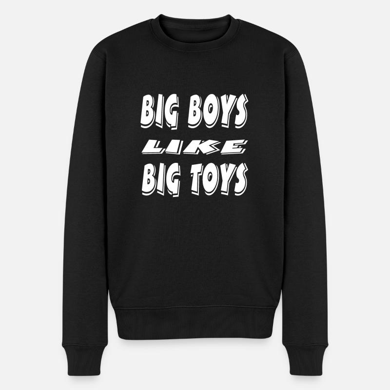 Traktor - Männer Premium Bio Pullover - Schwarz