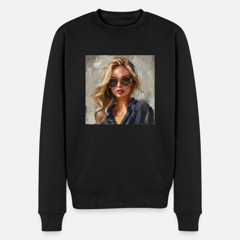 Blond - Pull Premium bio Homme - noir