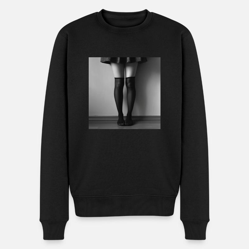 Jambes - Pull Premium bio Homme - noir