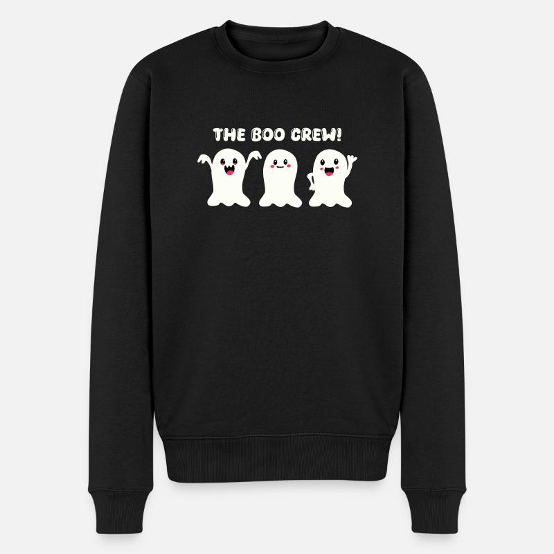 L’équipage de Ghost Boo - Pull Premium bio Homme - noir