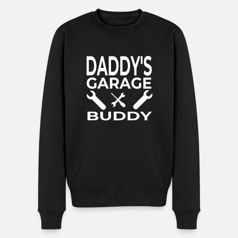Garage - Männer Premium Bio Pullover - Schwarz