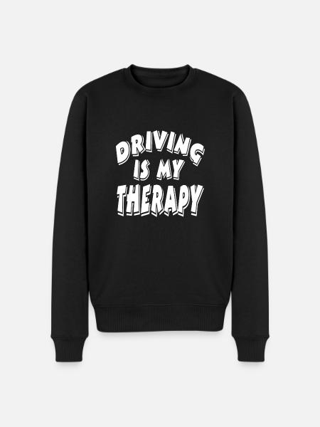Car - Men's Premium Organic Jumper - black