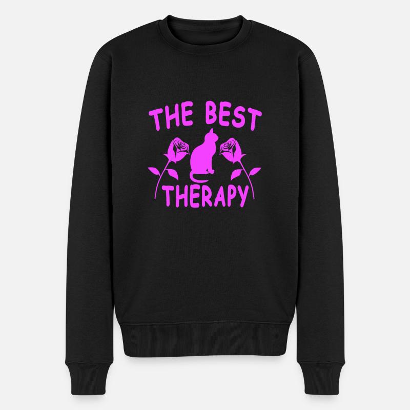 Chat - Pull Premium bio Homme - noir