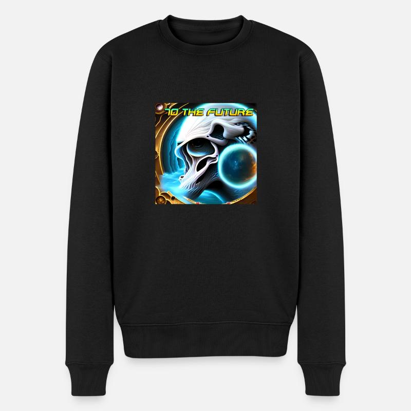 « Space Walker : Le voyage vers l’inconnu » - Pull Premium bio Homme - noir