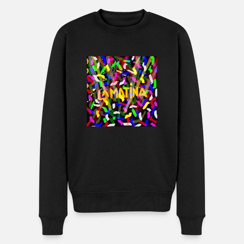 DIE MATINE - Männer Premium Bio Pullover - Schwarz