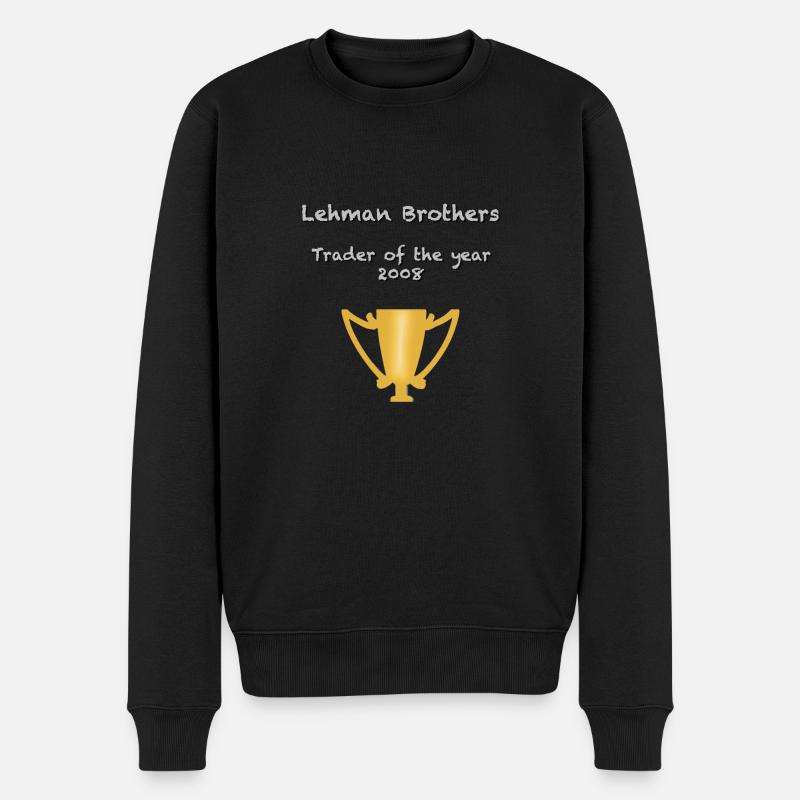 Lehman Brothers Trader of the year 2008 - Männer Premium Bio Pullover - Schwarz