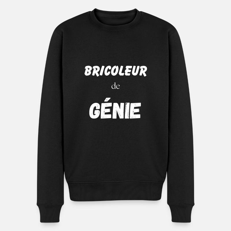 Bricoleur de génie - Pull Premium bio Homme - noir