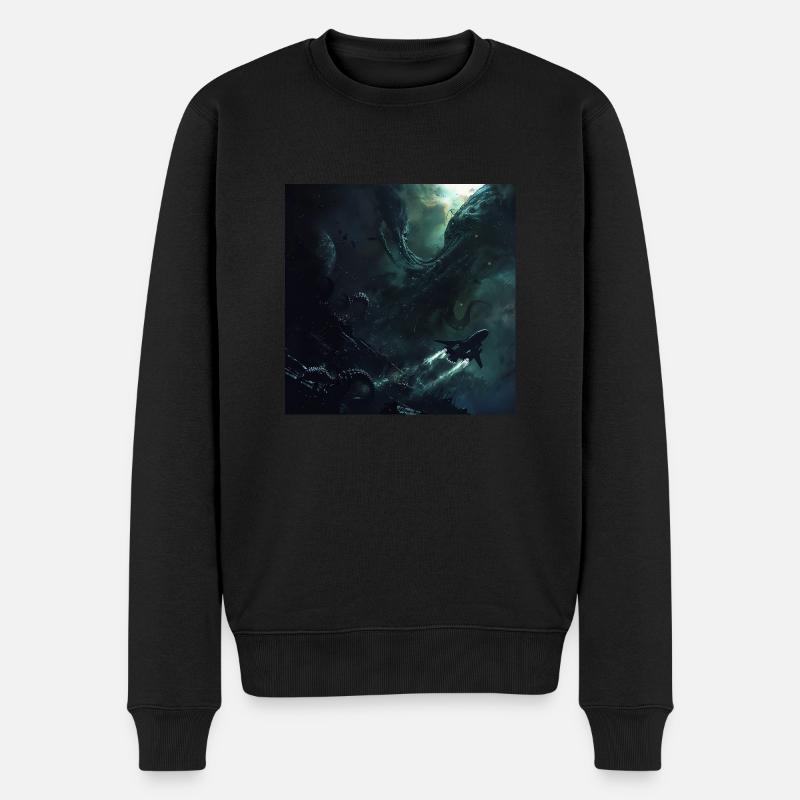 Espace sombre - Pull Premium bio Homme - noir