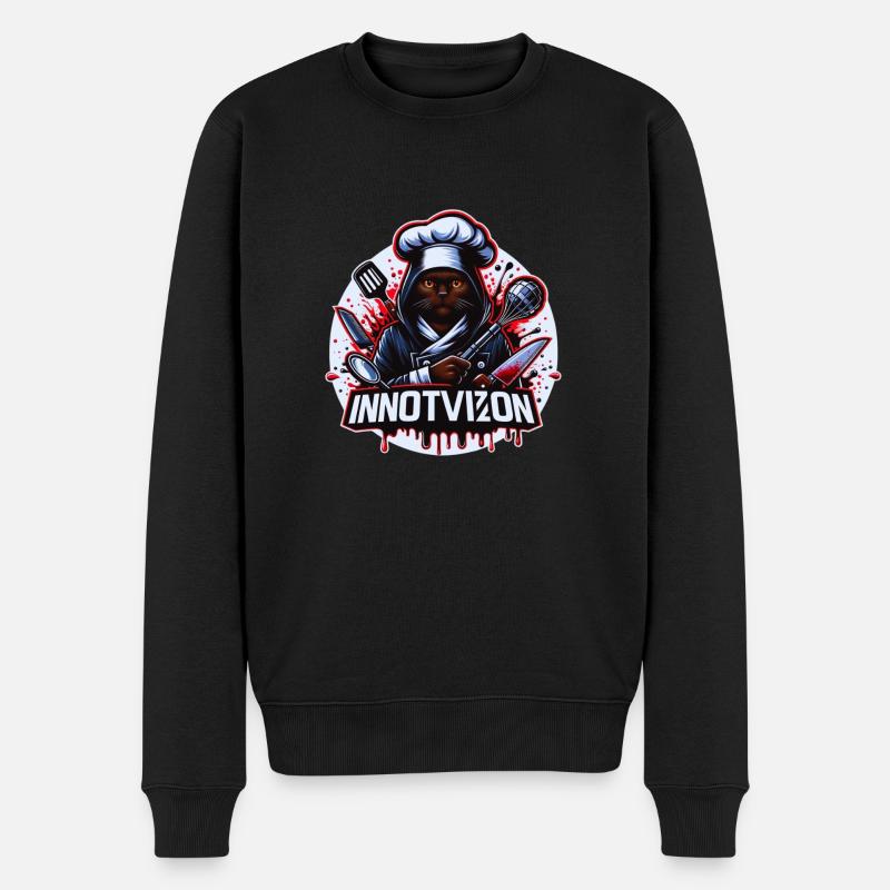 chef de la peur - Pull Premium bio Homme - noir