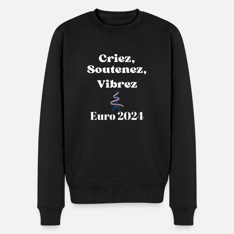 Criez soutenez vibrez - Pull Premium bio Homme - noir