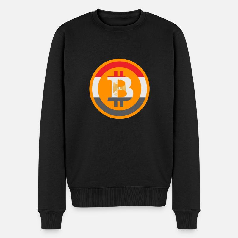 Bitcoin Egypt - Pull Premium bio Homme - noir