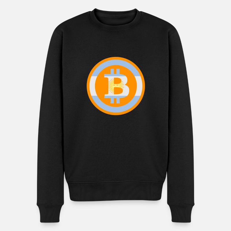 Bitcoin Argentine - Pull Premium bio Homme - noir