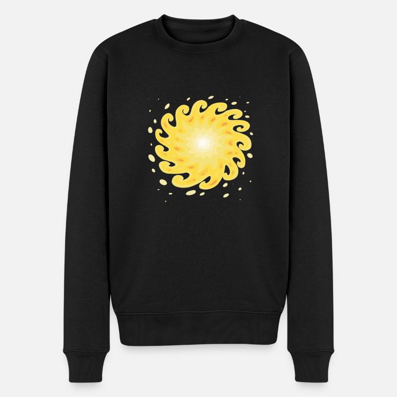 Soleil au zénith - Pull Premium bio Homme - noir