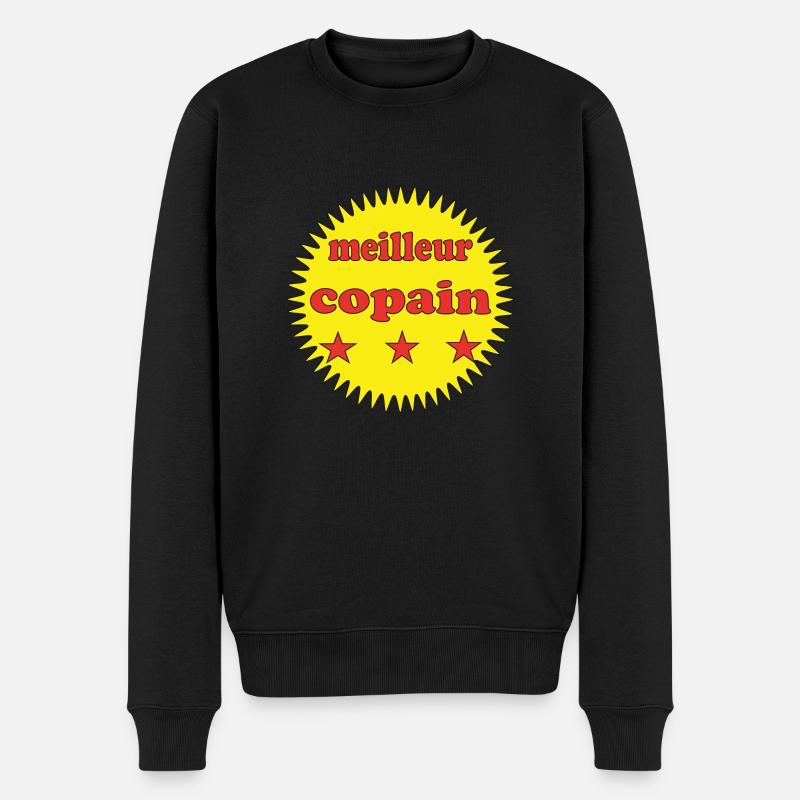 Meilleur copain - Pull Premium bio Homme - noir