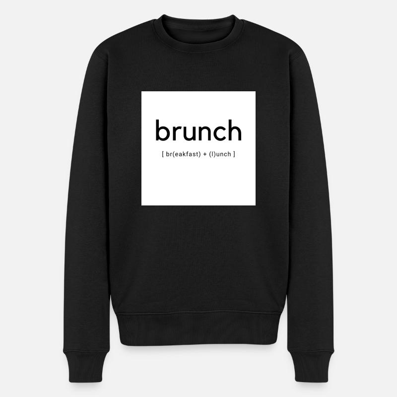 Un brunch pour tous - Pull Premium bio Homme - noir