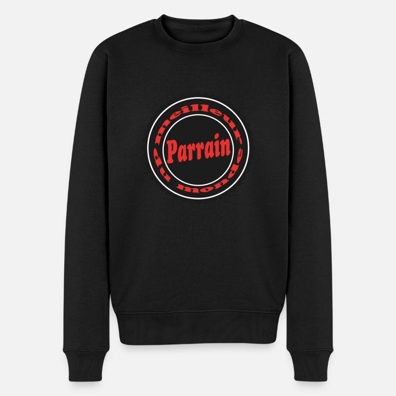 Bester GODFATHER - Männer Premium Bio Pullover - Schwarz
