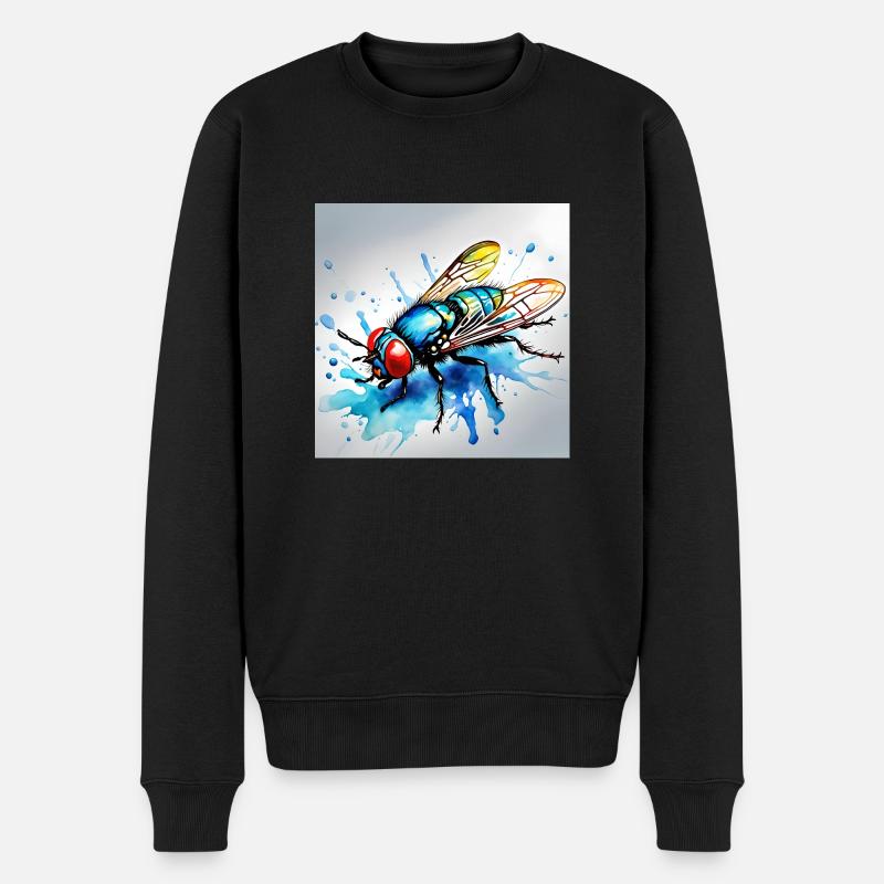 Mouche - Pull Premium bio Homme - noir