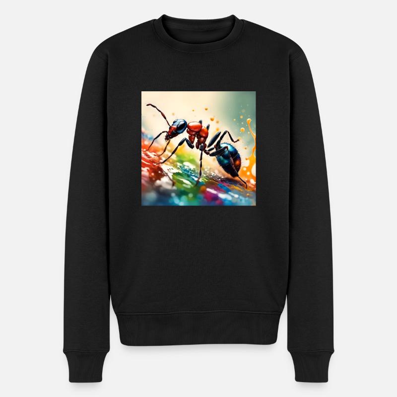 Couleur fourmi - Pull Premium bio Homme - noir