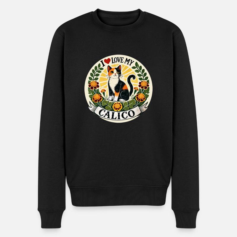 J’adore mon Calico - Pull Premium bio Homme - noir