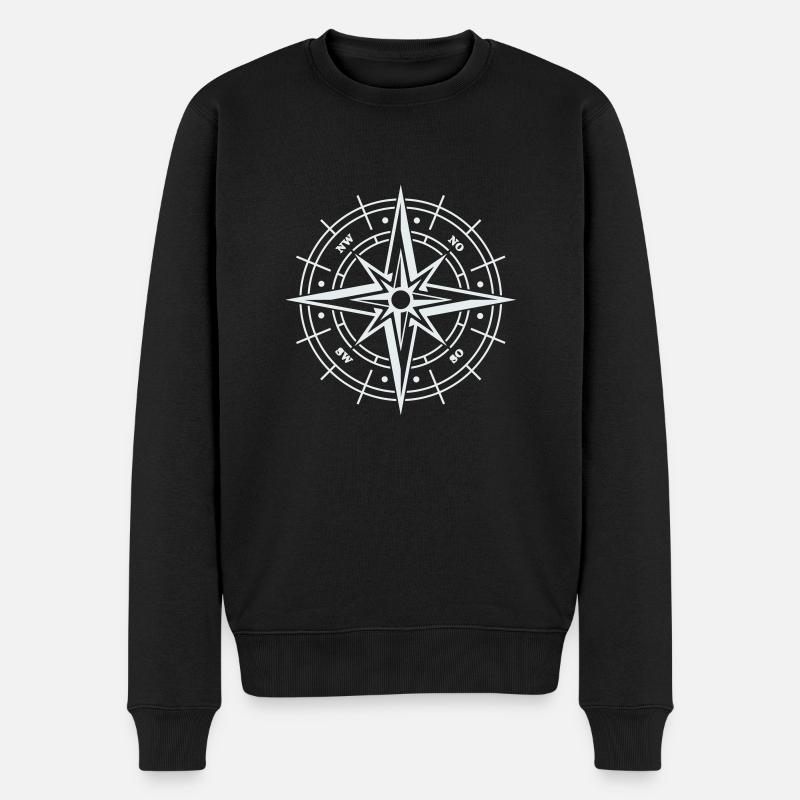 boussole - Pull Premium bio Homme - noir