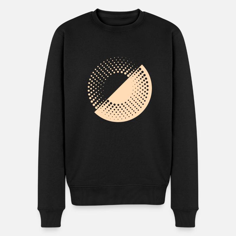 Lumière Donut géométrique - Pull Premium bio Homme - noir