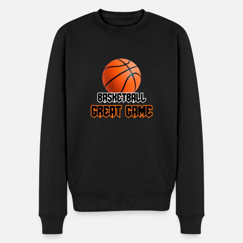 Basketball - Pull Premium bio Homme - noir